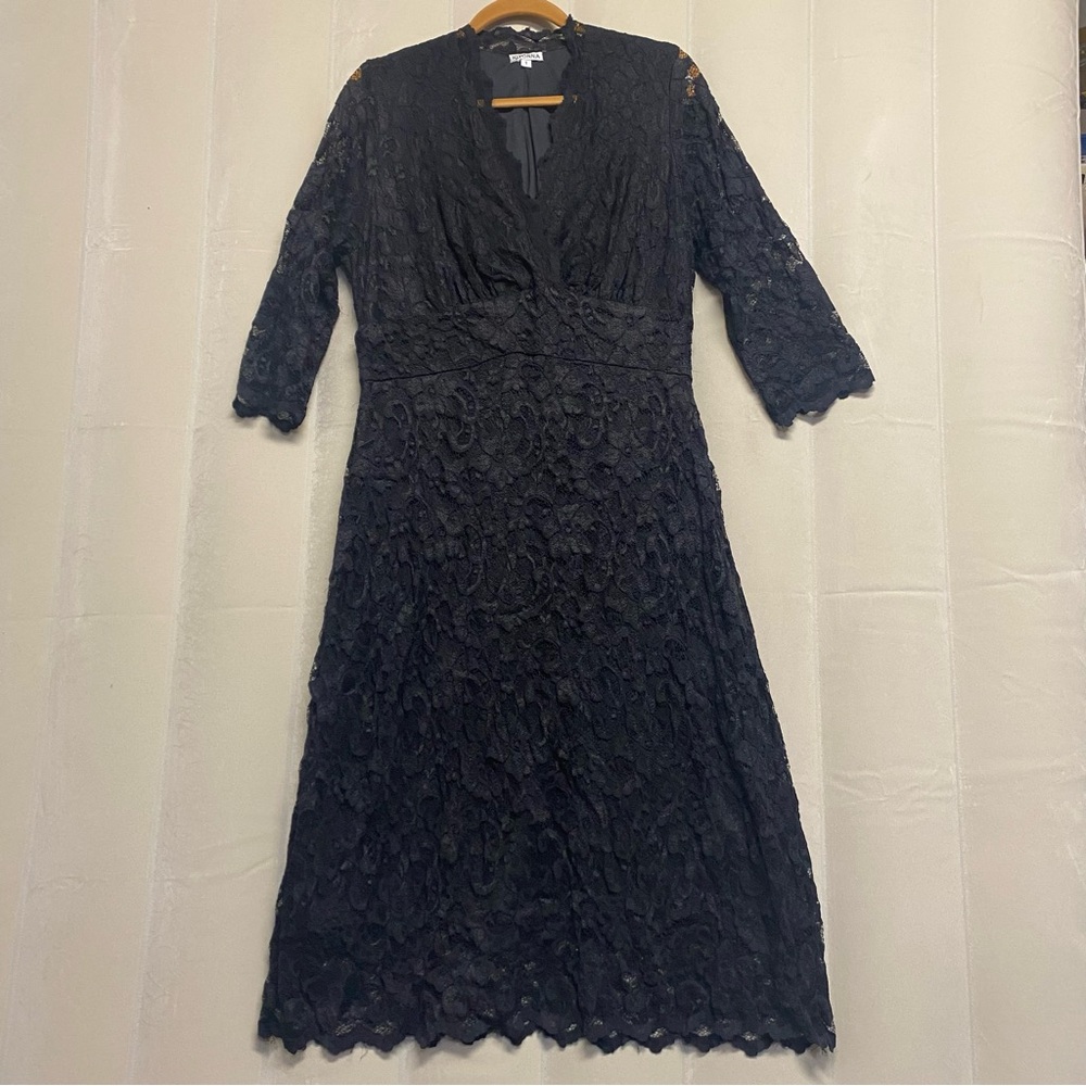 Kiyonna Women’s Dress Size US 14/16 Lace Whimsigoth Dark Romantic Fairy Grunge